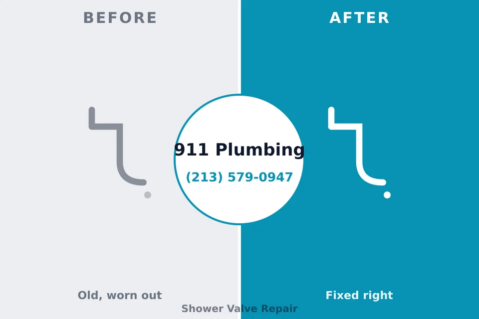 Before and after: plumbing repair Manton, MI